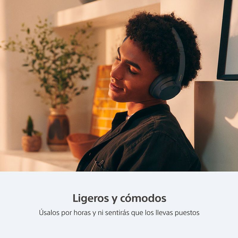 Audífonos Sony WH-CH720N ANC carga rápida azul especificaciones