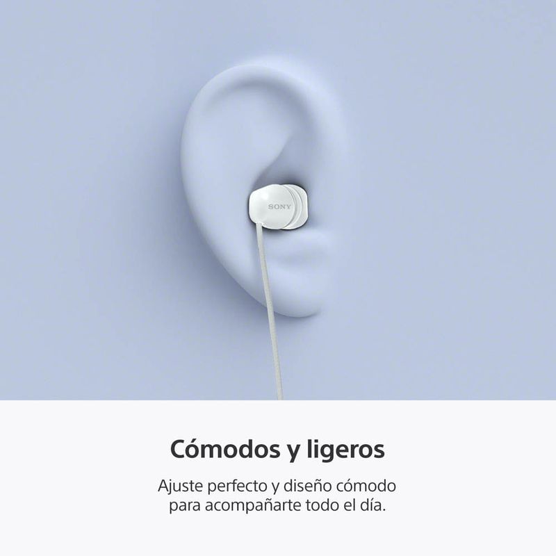 Audífonos Sony IER-EX15C USB-C micrófono blanco especificaciones