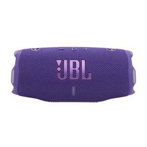 Parlante Bluetooth JBL Charge 6 resistente al agua IP68, batería hasta 24 horas, puerto USB-C, diseño portátil, morado