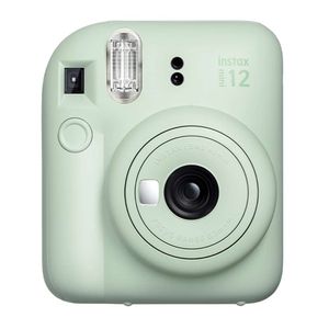 Combo: Cámara Fujifilm Instax Mini 12 lente 60mm, menta verde + pack 10 + ll cupón