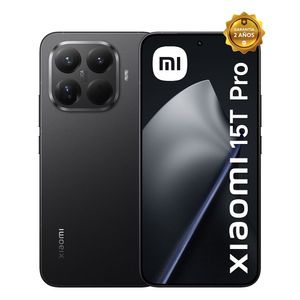 Celular Xiaomi 15T PRO 5G 512GB, 12GB RAM, cámara trasera 50MP y frontal 32mp, 6.8", negro