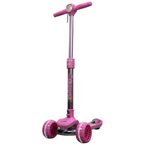 Scooter Oxie Pro para niños con niveles de altura, bluetooth, rosado