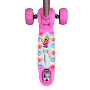 Scooter Oxie Pro para niños con niveles de altura, bluetooth, rosado