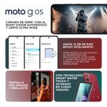 Celular Motorola Moto G05 4G 128GB 4GB RAM verde smart water