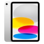 Tablet Apple iPad de 11.ª generación con pantalla Liquid Retina de 11 pulgadas, chip A16 Bionic, 256GB de almacenamiento y cámara de 12MP color silver, mostrado en vista frontal y posterior fondo blanco
