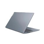 Laptop Lenovo pantalla 15.6" FHD Ryzen 7 16GB 512GB Windows 11 gris, dorsal oblicuo