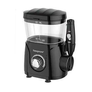 Irrigador dental de agua Sawgmore, 10 niveles de presión, 8 boquillas profesionales, blanco