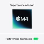 MacBook Air 13" Chip M4, CPU 10 núcleos, GPU de 10 núcleos, 512GB SSD, 16GB RAM, macOS, midnight, especificaciones