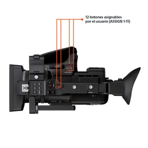 Cámara profesional Sony HXR-NX800, 4K HDR, con sensor 1” Exmor RS, BIONZ XR