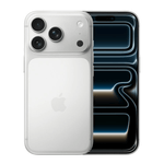 iPhone 17 Pro eSIM 5G 256GB, 12GB, cámara trasera 48MP y frontal 18MP, silver, frontal y dorsal