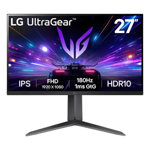Monitor gamer LG UltraGear 27GS65F-B, 27", IPS, FHD, 180Hz, 1ms, negro