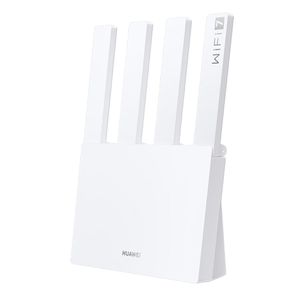 Router Huawei BE3 Wi-Fi 7 de doble banda 2.4 GHz y 5 GHz, 3600 Mbps, 4 antenas y funciones inteligentes, blanco