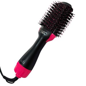 Cepillo de aire Sec 1000W, 3 niveles de temperatura, 2 velocidades, cable giratorio, negro