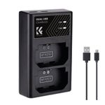 Cargador dual K&F Concept KF28.0010