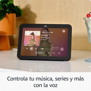 Altavoz Inteligente Amazon Echo Show 8 (3ra Generación), pantalla HD 8", Sonido Envolvente, Alexa Integrada, cámara gran angular, negro