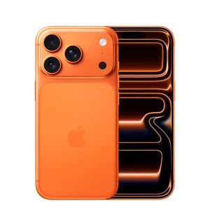 iPhone 17 Pro 5G 256GB, 12GB RAM, cámara trasera 48MP y frontal 18MP, 6.3", naranja