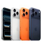 Celular Apple iPhone 17 Pro 5G sierra comparativa de colores vista frontal y posterior