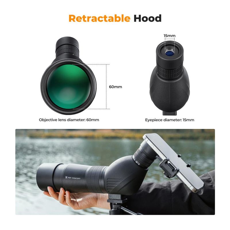 Telescopio Terrestre 20-60x BAK4