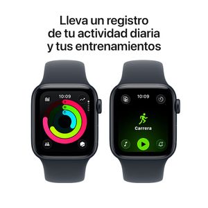 Apple Watch Series SE 3 44mm/OLED, resistente al agua hasta 50 m, batería hasta 18 horas, midnight aluminium