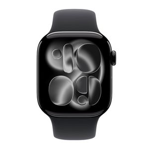 Apple Watch Series 11 42mm/OLED, resistente al agua hasta 50 m, batería hasta 24 horas, correa S/M, negro azabache