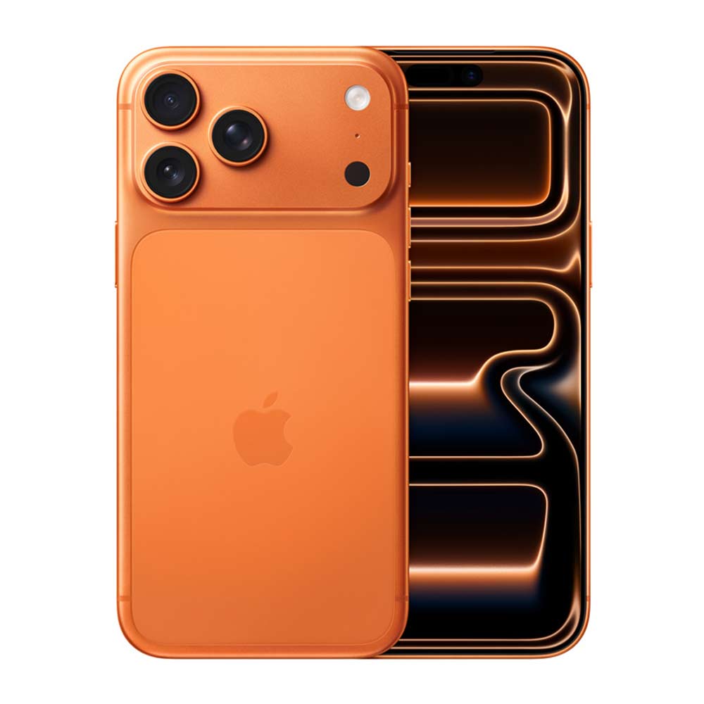 iPhone 17 Pro Max 5G 256GB, 12GB RAM, cámara principal 48MP + 48MP + 48MP, frontal 18MP, 6.9"", naranja