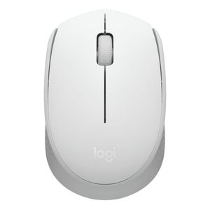 Mouse inalámbrico Logitech M170 compacto, 3 botones, usa pilas, diseño ambidiestro, blanco (reempacado)