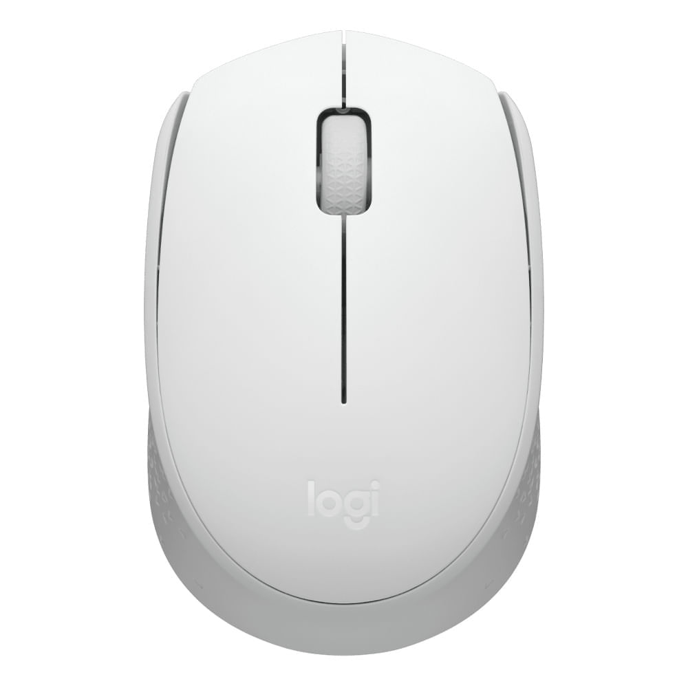 Mouse inalámbrico Logitech M170 compacto, 3 botones, usa pilas, diseño ambidiestro, blanco (reempacado)