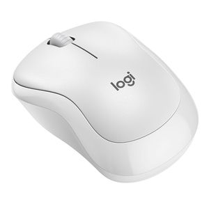Mouse inalámbrico Logitech M240 silencioso, receptor usb, 4000 dpi, 3 botones, blanco (reempacado)