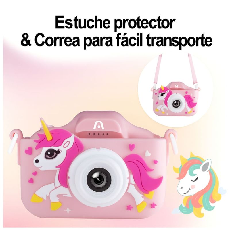 Cámara digital Magic PIX 81 para niños rosado