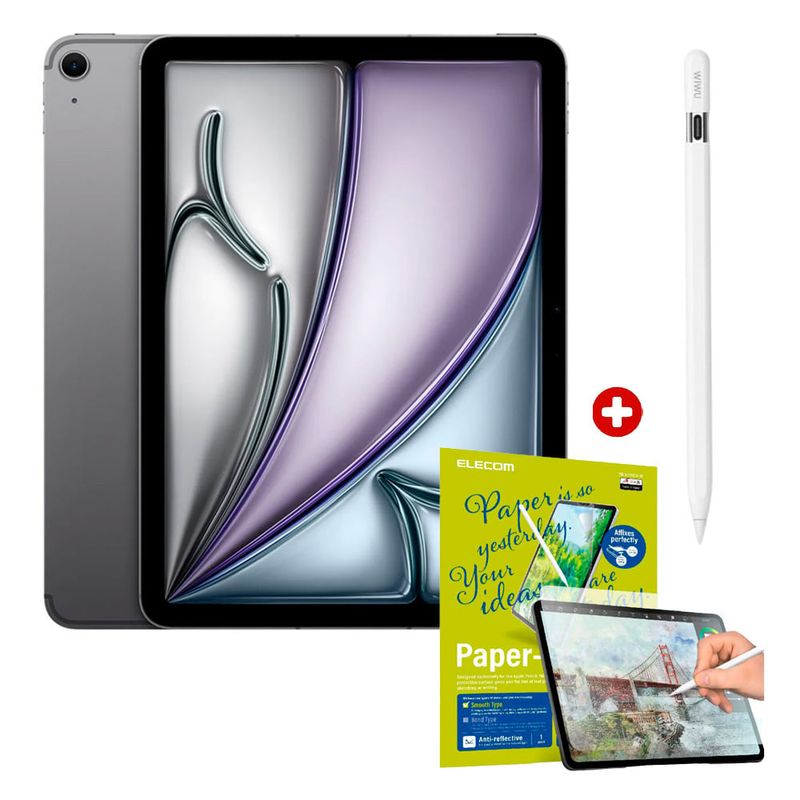 iPad Air 11" M3 Wi-Fi 128GB cámara 12MP Space Gray + Pencil