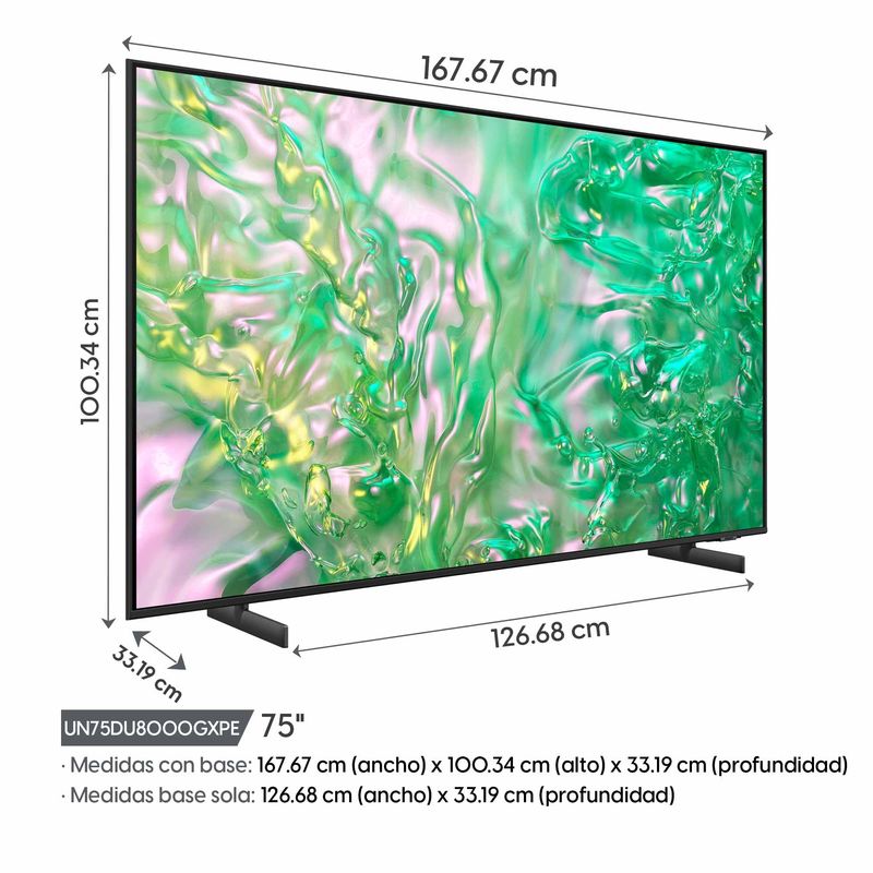 Smart TV Samsung 4K 75" Crystal Ultra HD Tizen 75DU8000G-Rack_2