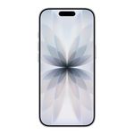 iPhone 17 5G 256GB, 8GB RAM, cámara trasera 48MP, frontal 18MP, 6.3", blanco, frontal
