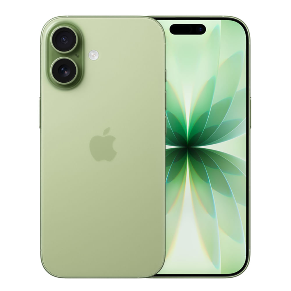 iPhone 17 5G 256GB, 8GB RAM, cámara trasera 48MP, frontal 18MP, 6.3"", verde