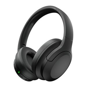 Audífonos blutooth on ear Decibel Blackbeat Pro radio FM integrada, duración máx. 23 horas, color negro