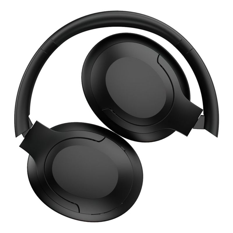 Audífonos bluetooth on ear Decibel Blackbeat Pro almohadillas acolchadas Negro Frontal
