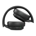 Audífonos bluetooth on ear Decibel Blackbeat Pro almohadillas acolchadas Negro Lateral