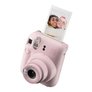 Reacondicionado: Cámara Fujifilm Instax Mini 12  Exposición automática, lente 60mm, rosa