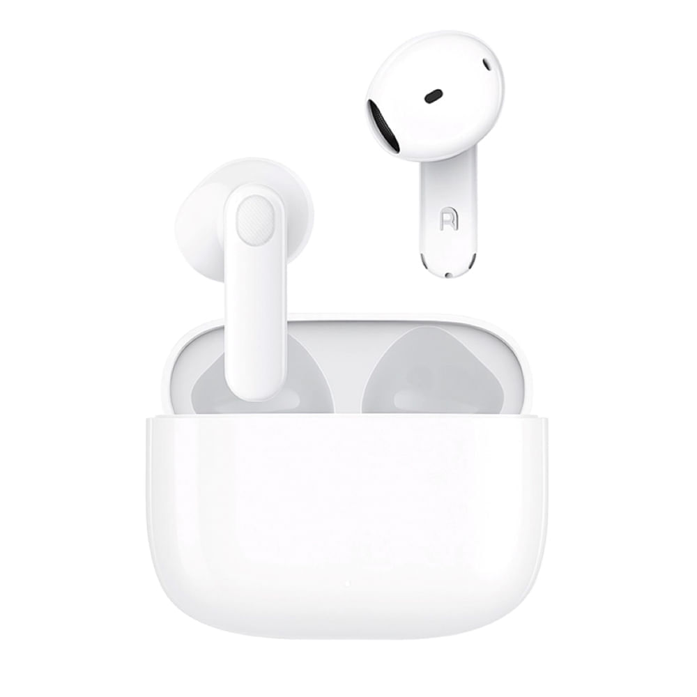 Audífonos bluetooth True Wireless Honor Choice x7E Active cancelación de ruido, resistente al agua IP54, duración máx. 40 horas con estuche, blanco