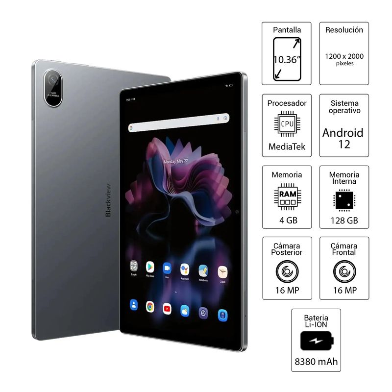 Tablet-Blackview-Tab-11-2025-pantalla-10.36--FHD--IPS-128GB-bateria-8380-mAh-camara-16MP-gris