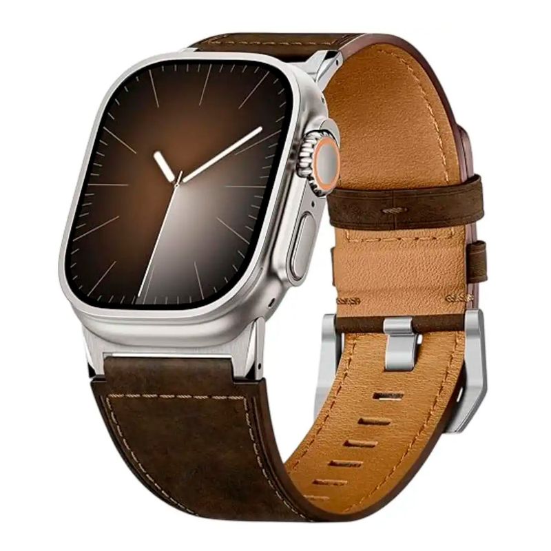 Correa de cuero Suitisbest Classic para Apple Watch Ultra