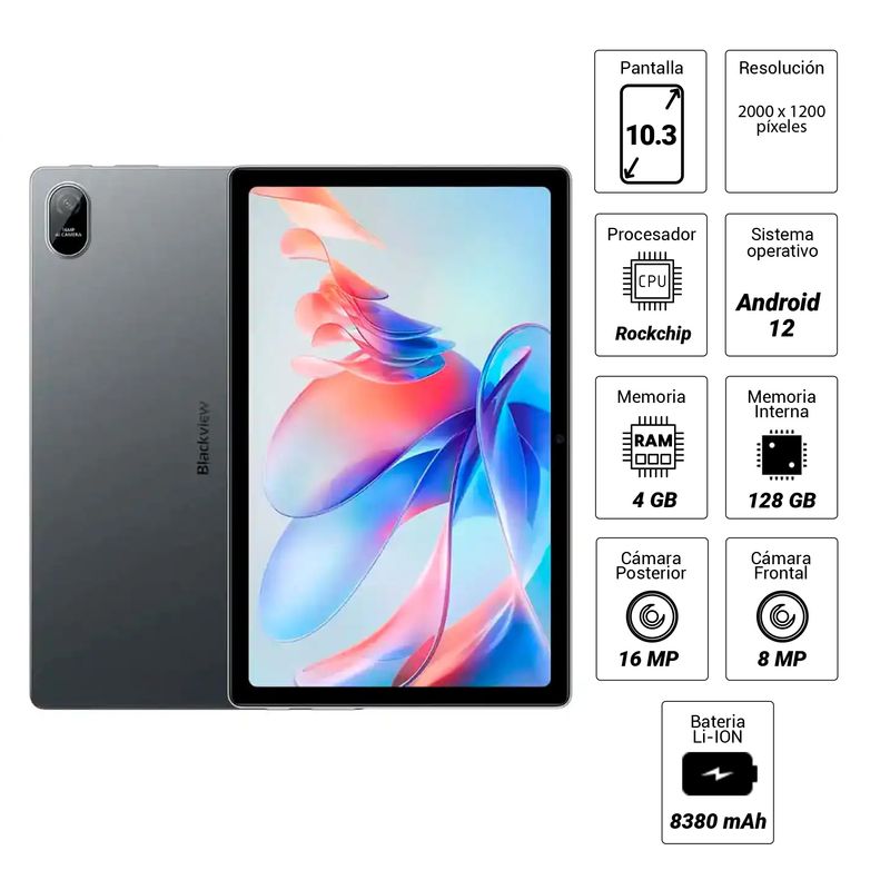 Tablet Blackview Tab 11 Wi-Fi 128GB gris