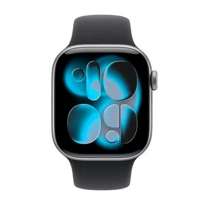 Apple Watch Series 11 42mm/OLED, resistente al agua, GPS, batería hasta 24 horas, correa M/L, negro