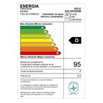 Ducha eléctrica Sole Maxiflow BL 5500W blanco