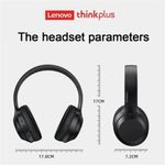 Audífonos bluetooth on ear Lenovo TH10 con almohadillas acolchadas negro especificaciones