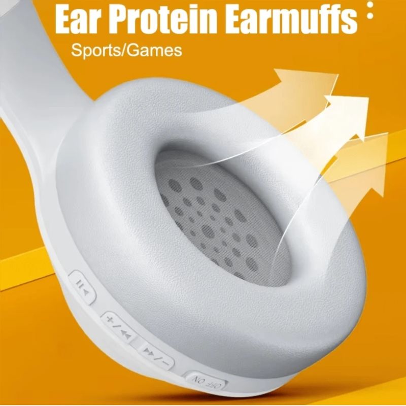 Audífonos Lenovo TH10 Bluetooth Over Ear blanco