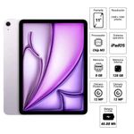 iPad Air 11" Chip M3 128GB purple