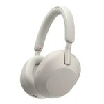Audífonos Sony WH-1000XM5 con Bluetooth vista frontal oblicua