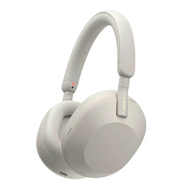 Audífonos Sony WH-1000XM5 con Bluetooth vista frontal oblicua