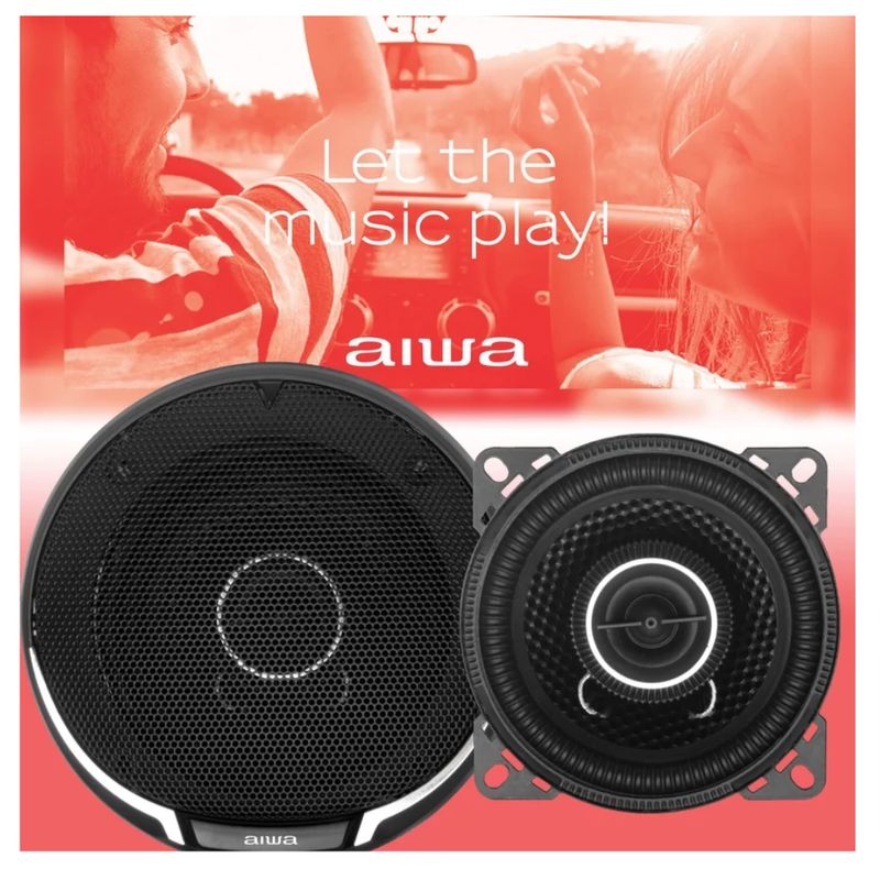 Parlantes Redondos 4” 2 Vías 100W para Auto