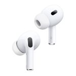 Auriculares Apple AirPods Pro 2da Gen con cancelación de ruido, resistente al agua IPX4, blanco, lateral